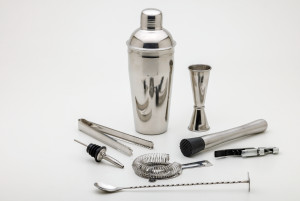 Bar tool set 8 pieces (750 ml Shaker)
